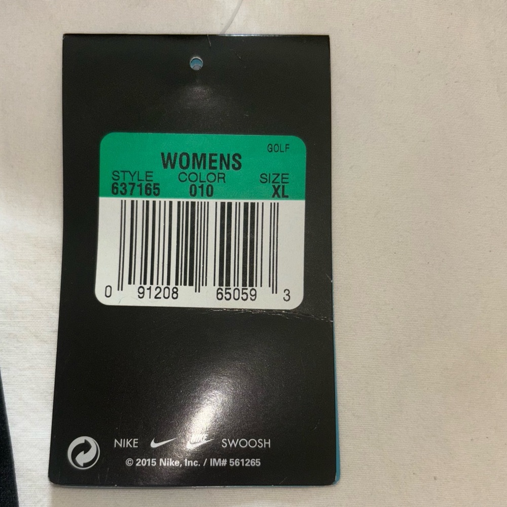 New Nike Golf Collared Fitted Dri-Fit Shirt XL - Picture 7 of 9